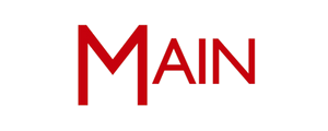 Text reading 'MAIN' in red and black on a black background