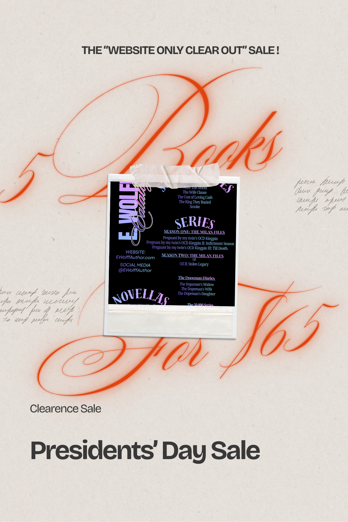 🔥 WEBSITE ONLY CLEAR OUT SALE 🔥