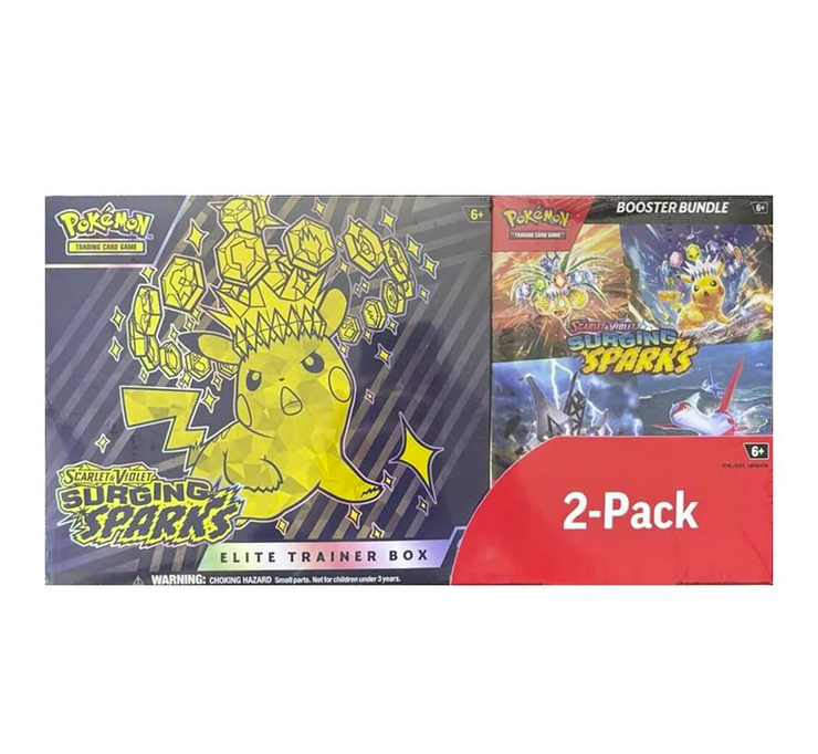 Pokemon Surging Sparks 2-Pack Bundle