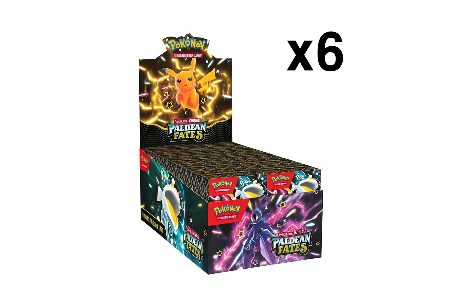 Pokemon Paldean Fates Sealed Booster Bundle Display Case (60 Booster Bundles)