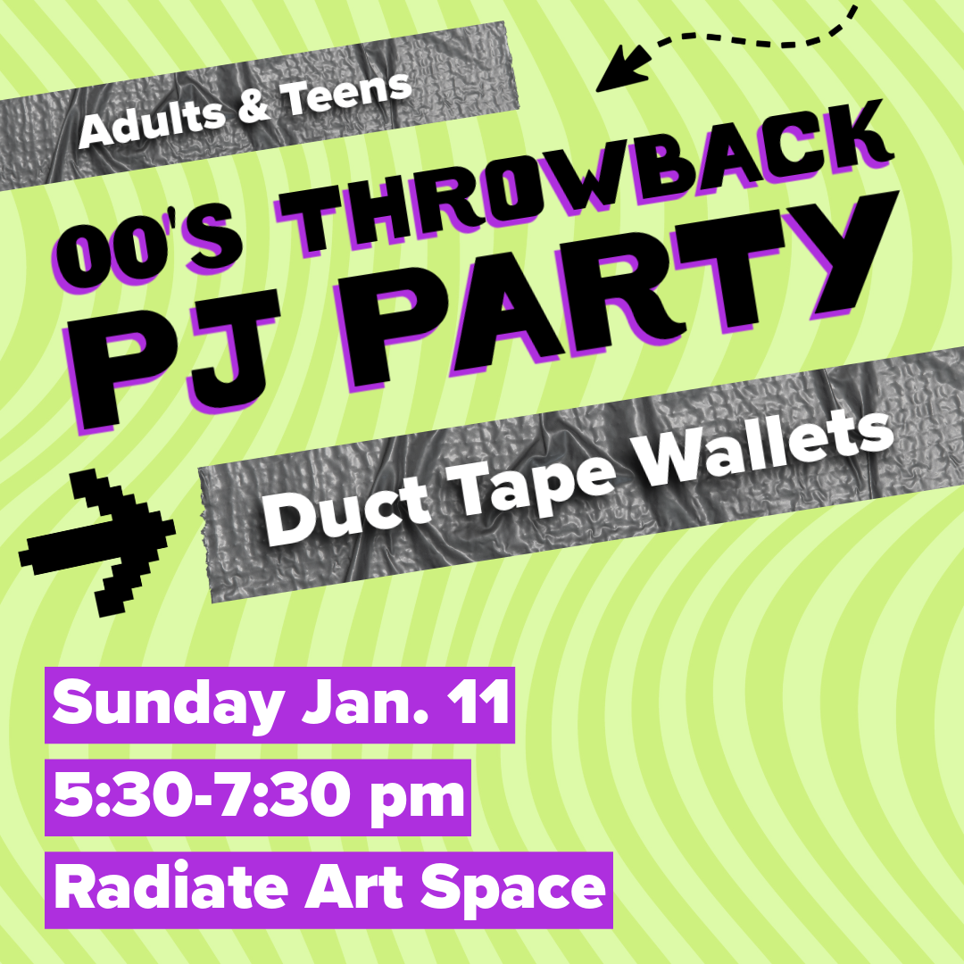 00's Throwback PJ Party: Duct Tape Wallets