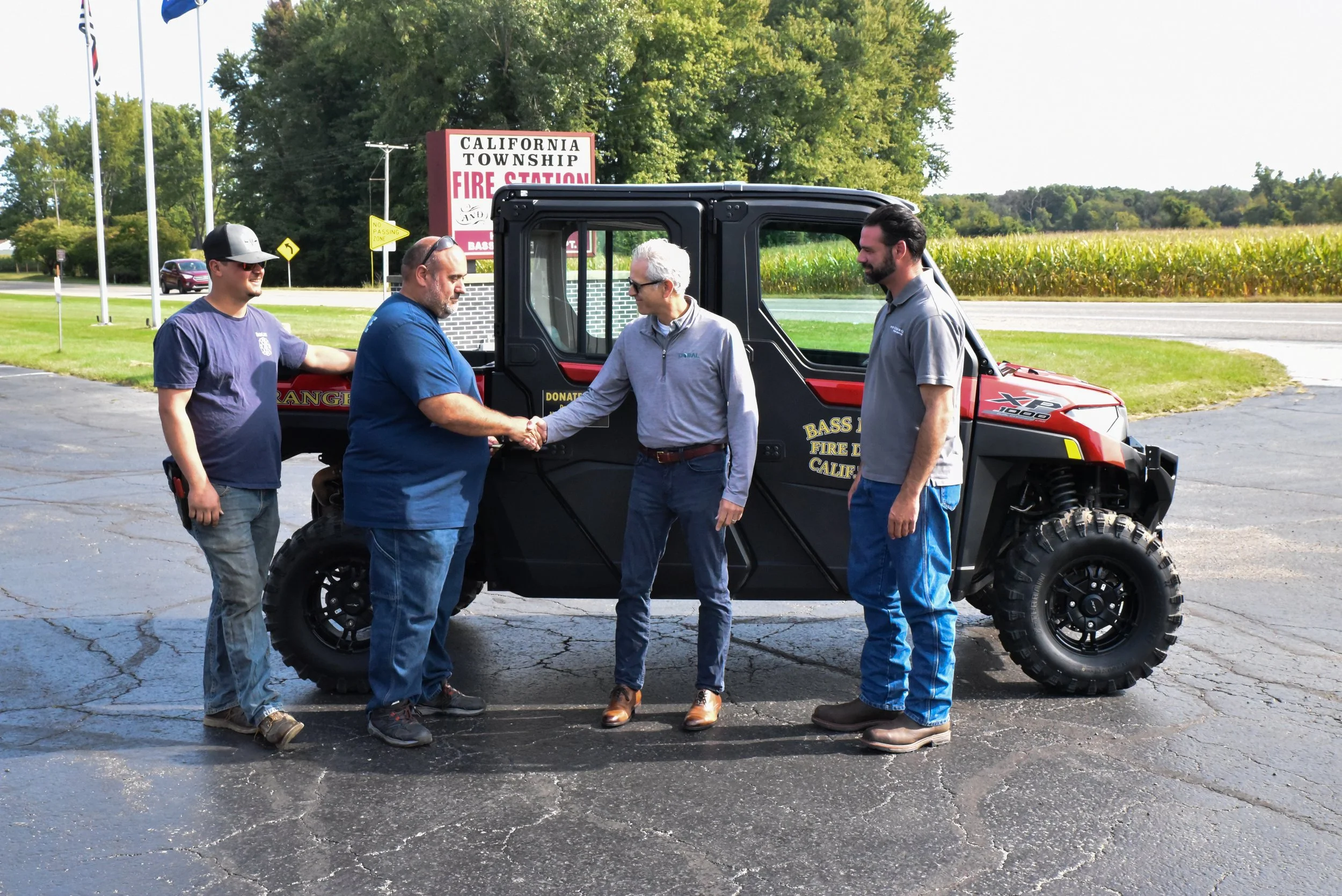 DORAL RENEWABLES, NOVASOURCE POWER SERVICES DONATE ATV TO BASS LAKE CALIFORNIA TOWNSHIP
