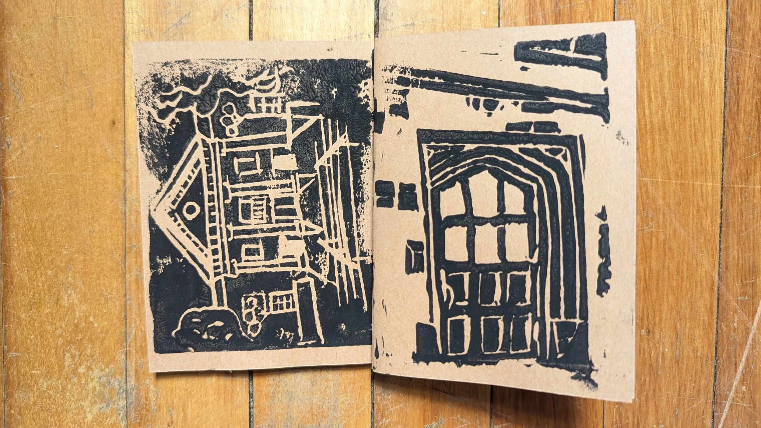 Creelman Hall, where I ate most of my meals in first year, and the back door to Johnston Hall, my old residence building