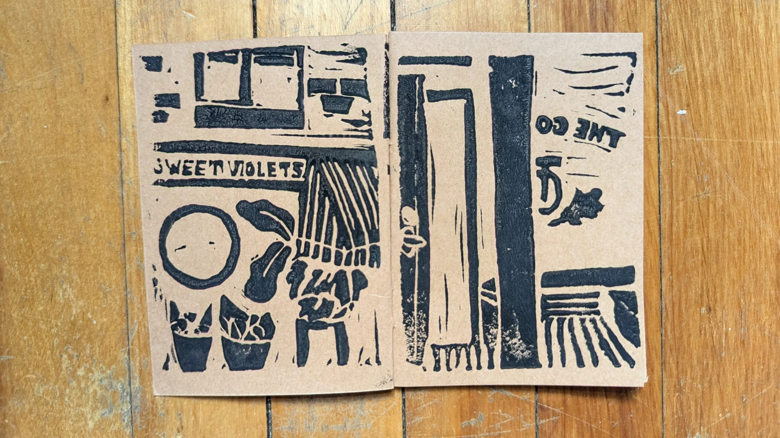 Sweet Violets Flower Shop, where Kelli taught me floristry, and The Common coffee shop, that fueled Anna, Brenna and I during those times