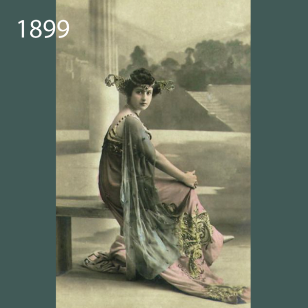 Actress mid Belle Epoque