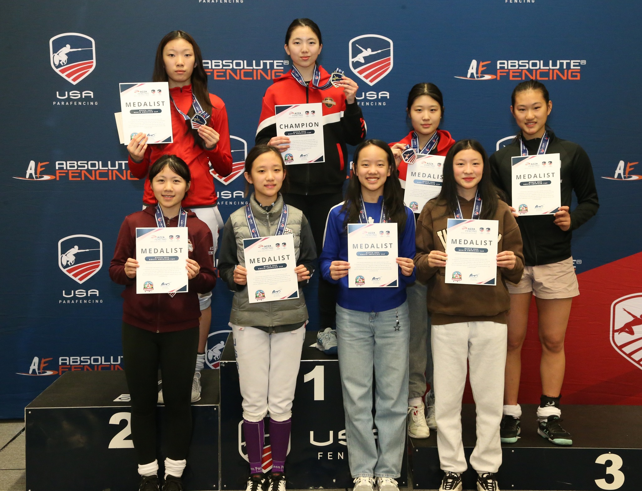 TMFC #2 in Country at the March NAC with 11 Medals