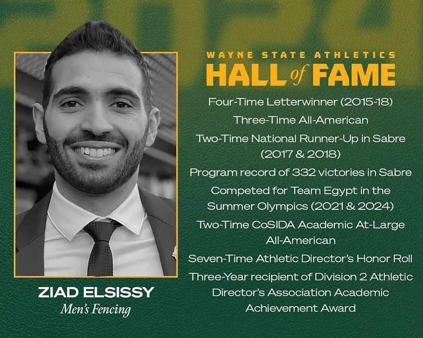 Tim Morehouse Fencing Club's Ziad El-Sissy OLY Inducted into Wayne State University Athletics Hall of Fame