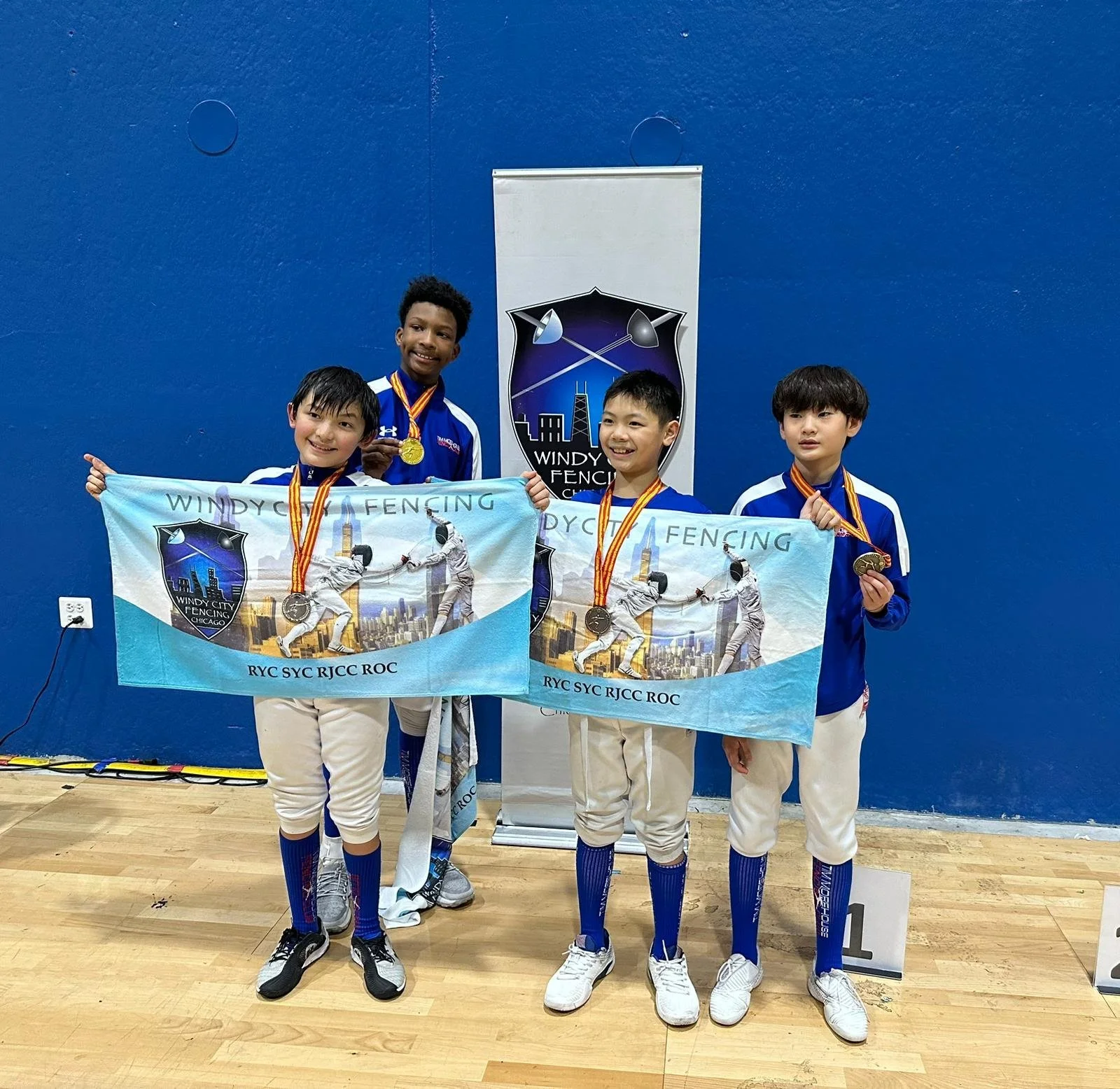 Tim Morehouse Fencing Club Sweeps the Podium in Y12 Men's Saber @ Windy City SYC 