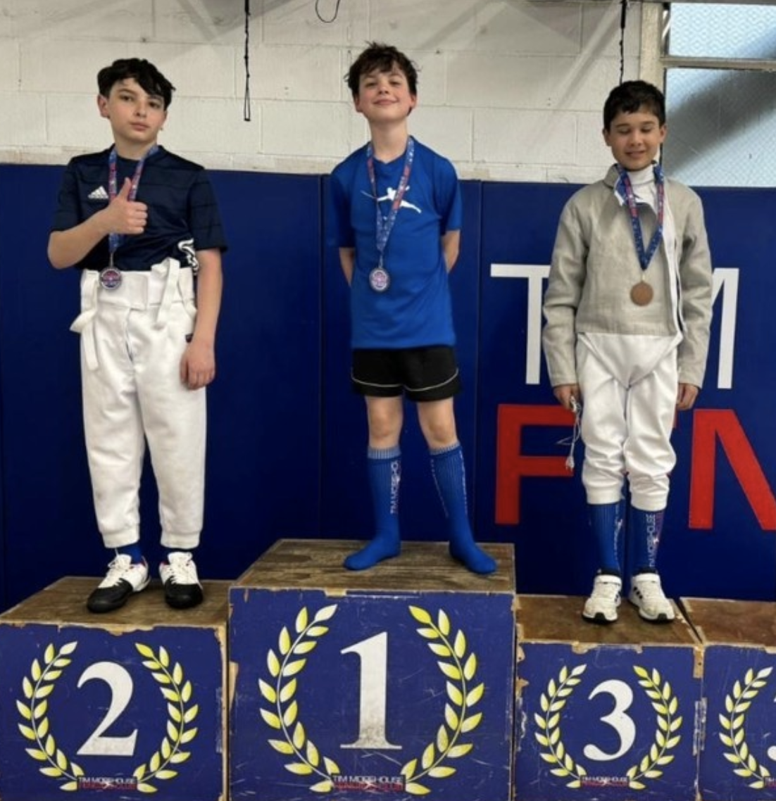 The Youngest Fencers Soldier on, Earning Medals