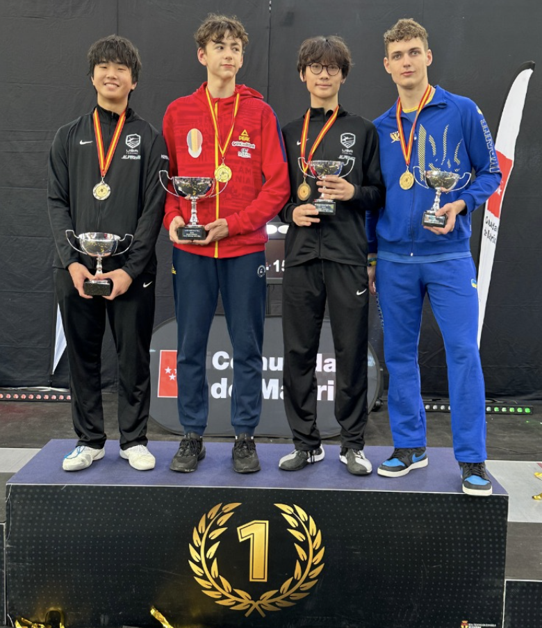 Robert Wang Medal Stand Madrid.png