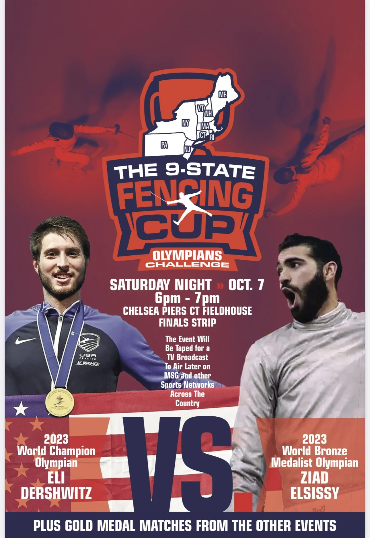 Olympians Challenge at the 9-State Cup! Eli Dershwitz vs. Ziad Elsissy! 