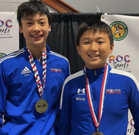 TMFC Foilists Jackson Wong and Ethan Chen Earned a Double-Double at the Ben Gutenberg SYC