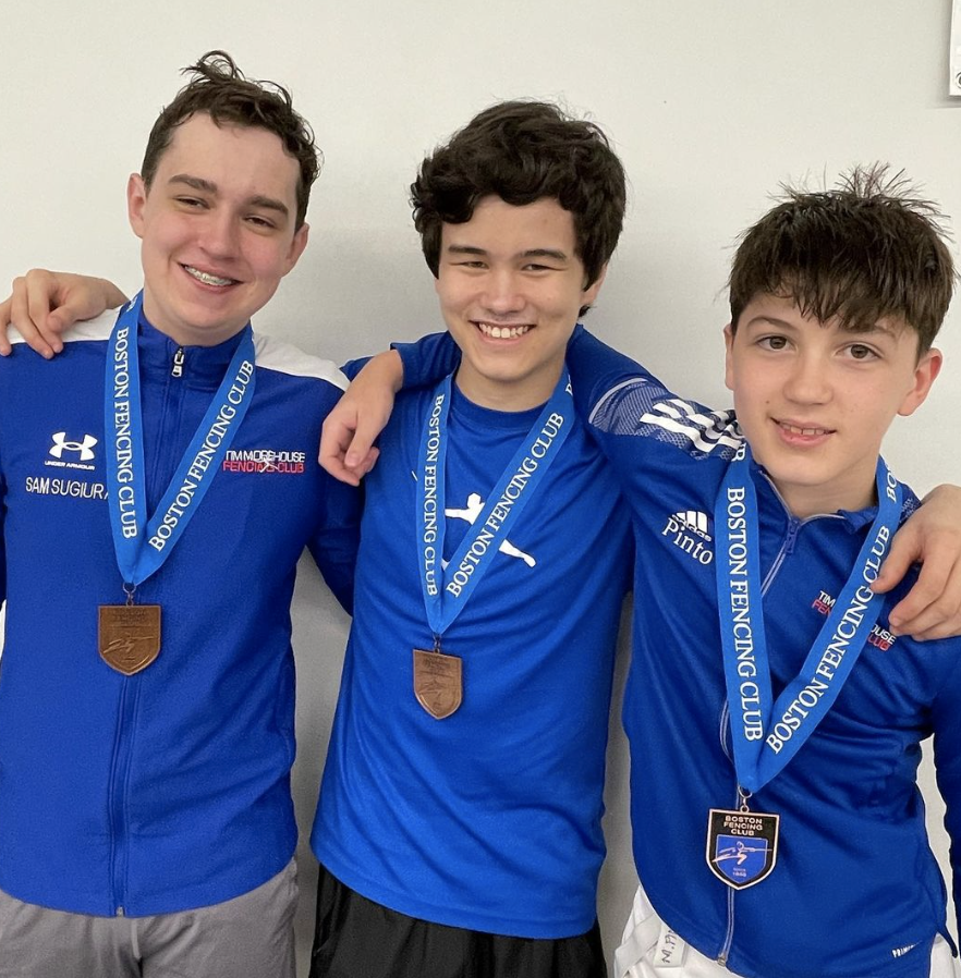 McCarthy, Sugiura, Pinto medals boston.png