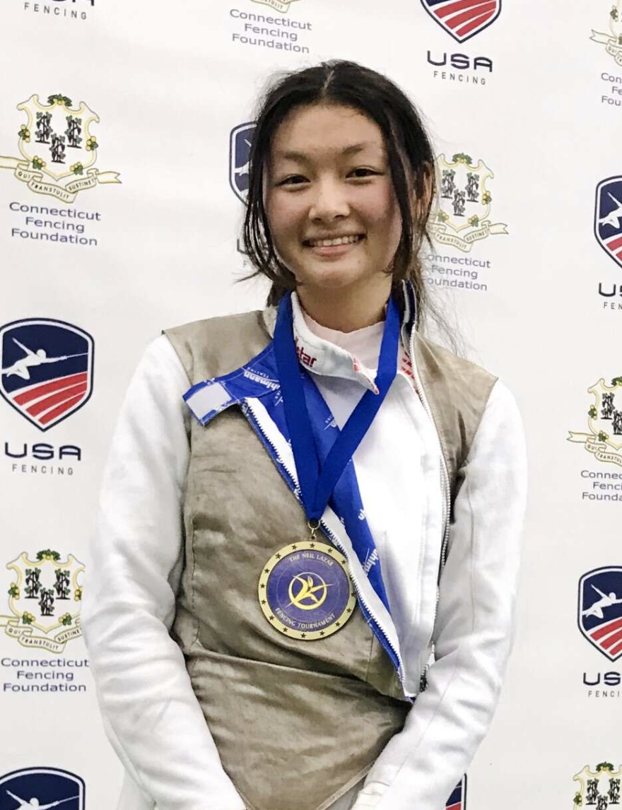Guilford CT's Catherine Zhou is a Fencing Force