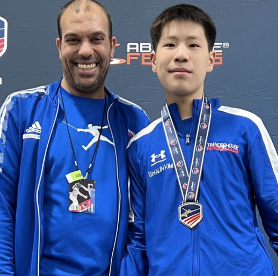 Greenwich's Shaun Kim Wins Cadet Men's Saber Gold Medal at the NAC 