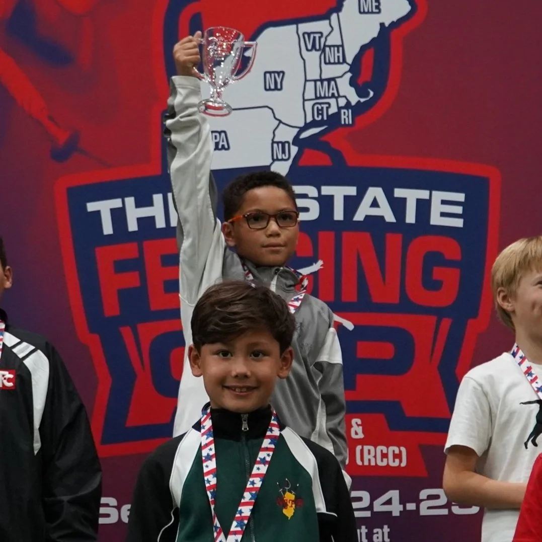 Payson Armstrong Wins Gold in Y-10 Men's Epée at the 9-State Fencing Cup