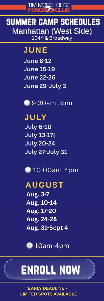 West side: summer camp schedules