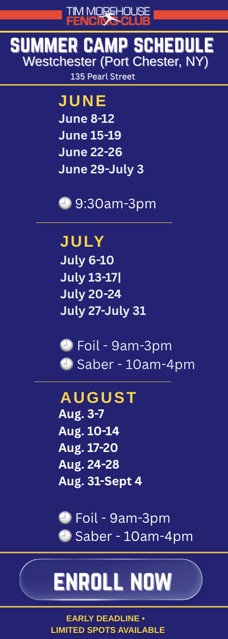 Westchester: summer camp schedule