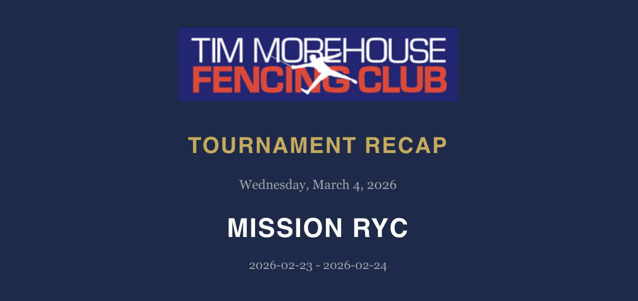 Mission RYC Recap
