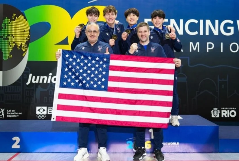 Tim Morehouse Fencing Club's Shaun Kim Helps Team USA Win Gold at FIE CADET/Junior World Championships; Club Sends Record 11 Athletes to Rio
