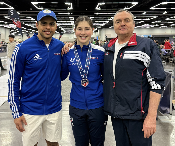 TMFC at Summer Nationals: Ella Calise Fences to Silver on a Three-Medal Day
