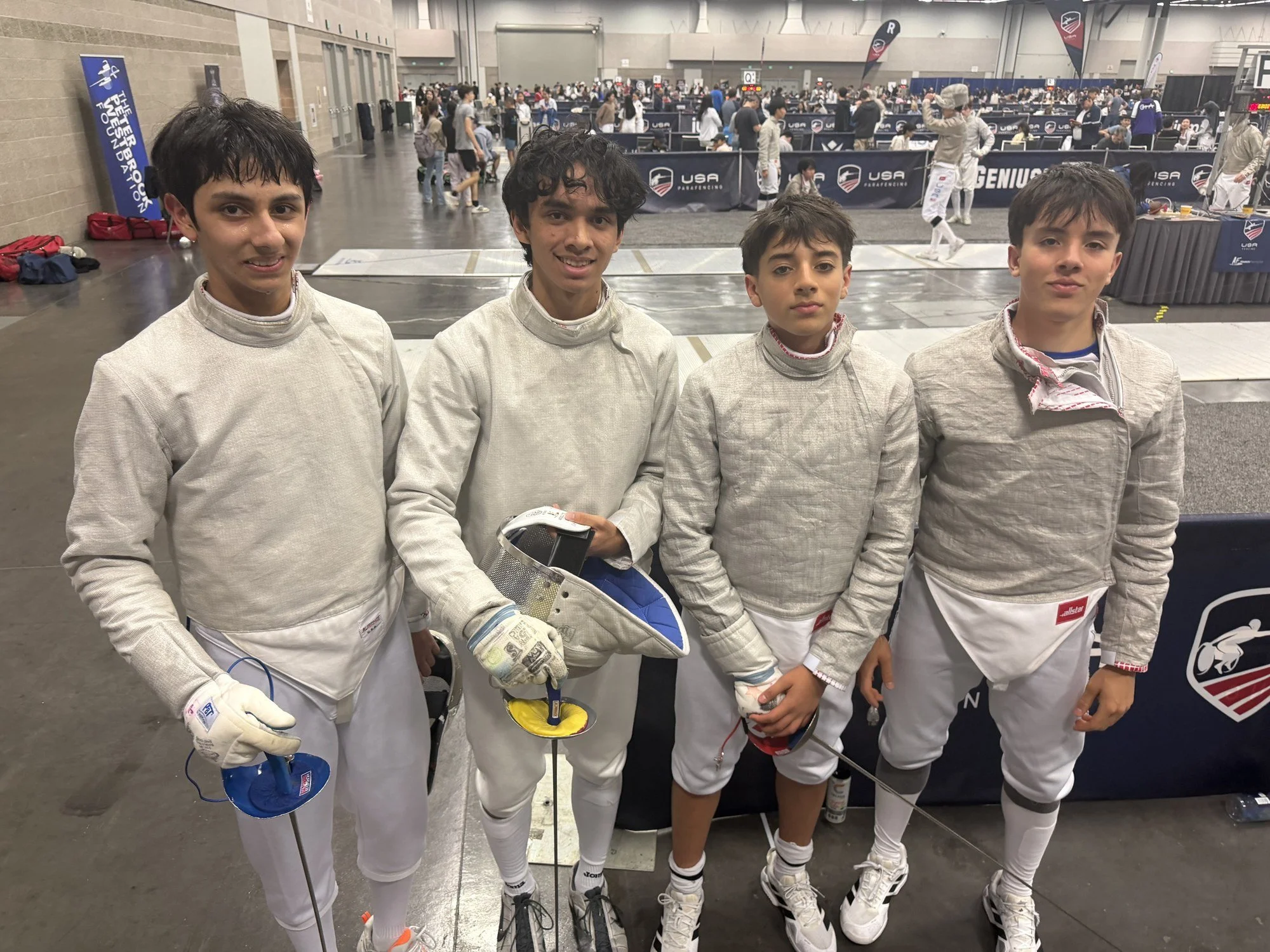 TMFC at Summer Nationals: Isaac Yook Charges to 9th as Cadet Saber Squad Delivers