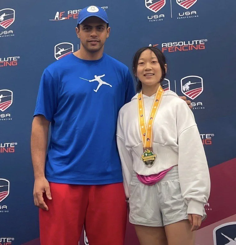 TMFC at Summer Nationals: Amabel Wang Wins National Medal with Top-8 in Y-14 Women’s Foil