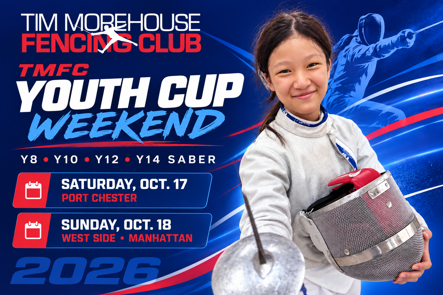 TMFC Youth Cup Weekend: October 17 in Port Chester &amp; October 18 at West Side