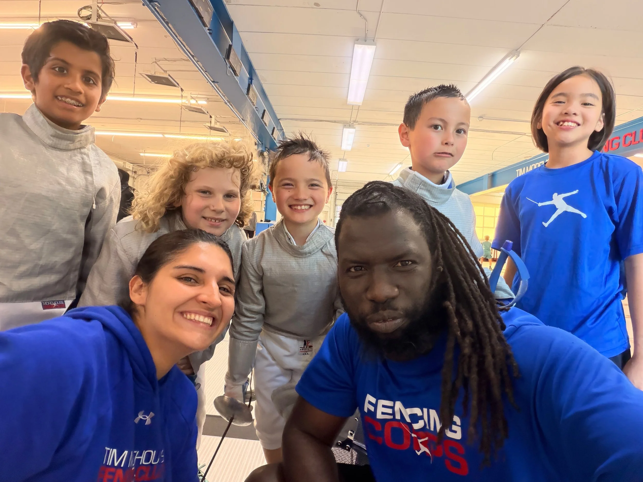 TMFC coaches and students together at the club
