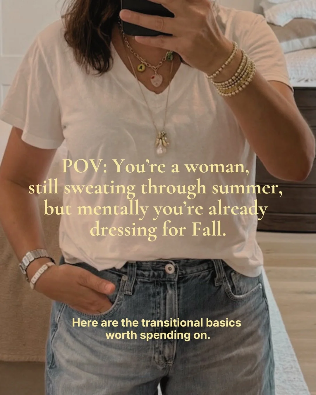 Anyone else already mentally in Fall mode&hellip; but still very much sweating through August?

I&rsquo;m trying to fully embrace these last weeks of summer, but I can&rsquo;t stop thinking about layers, sweaters and all the Fall outfits I want to we