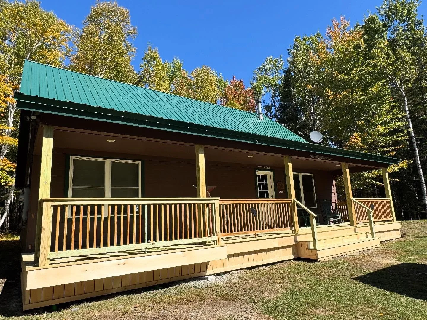 This customer got a beautiful new porch, including a special hot tub nook.

(thanks to @technometalpost for the footings)