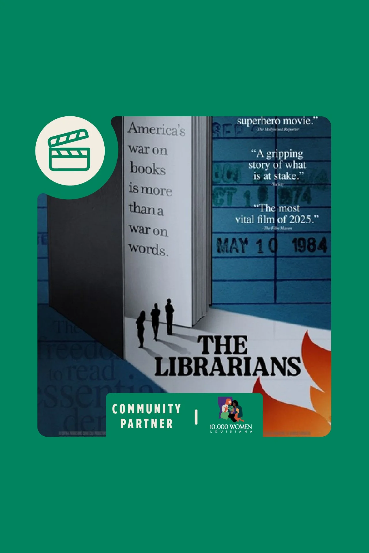 The Librarians, screening presented by 10,000 Women