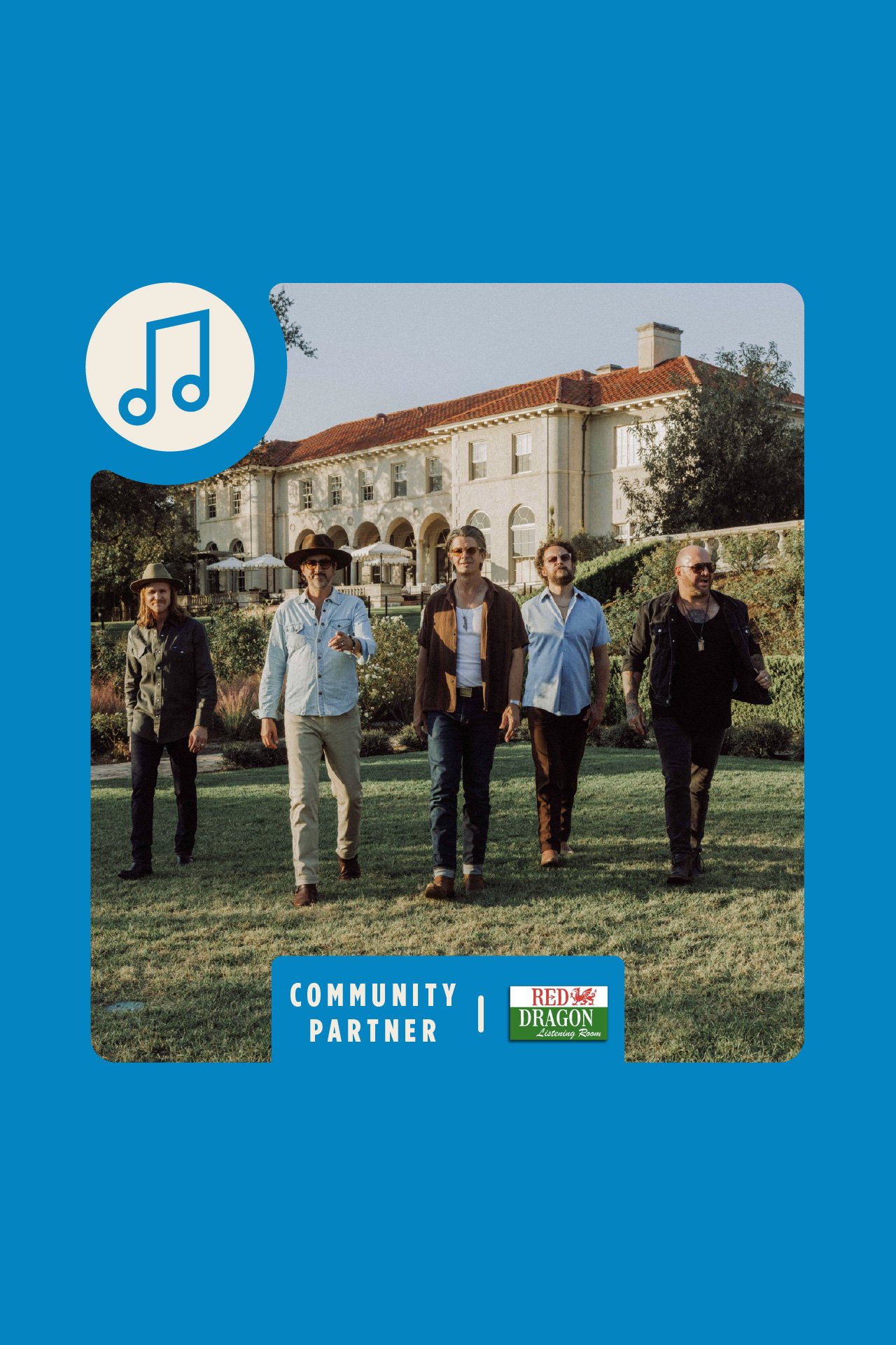 Red Dragon Presents: The Band of Heathens in Concert