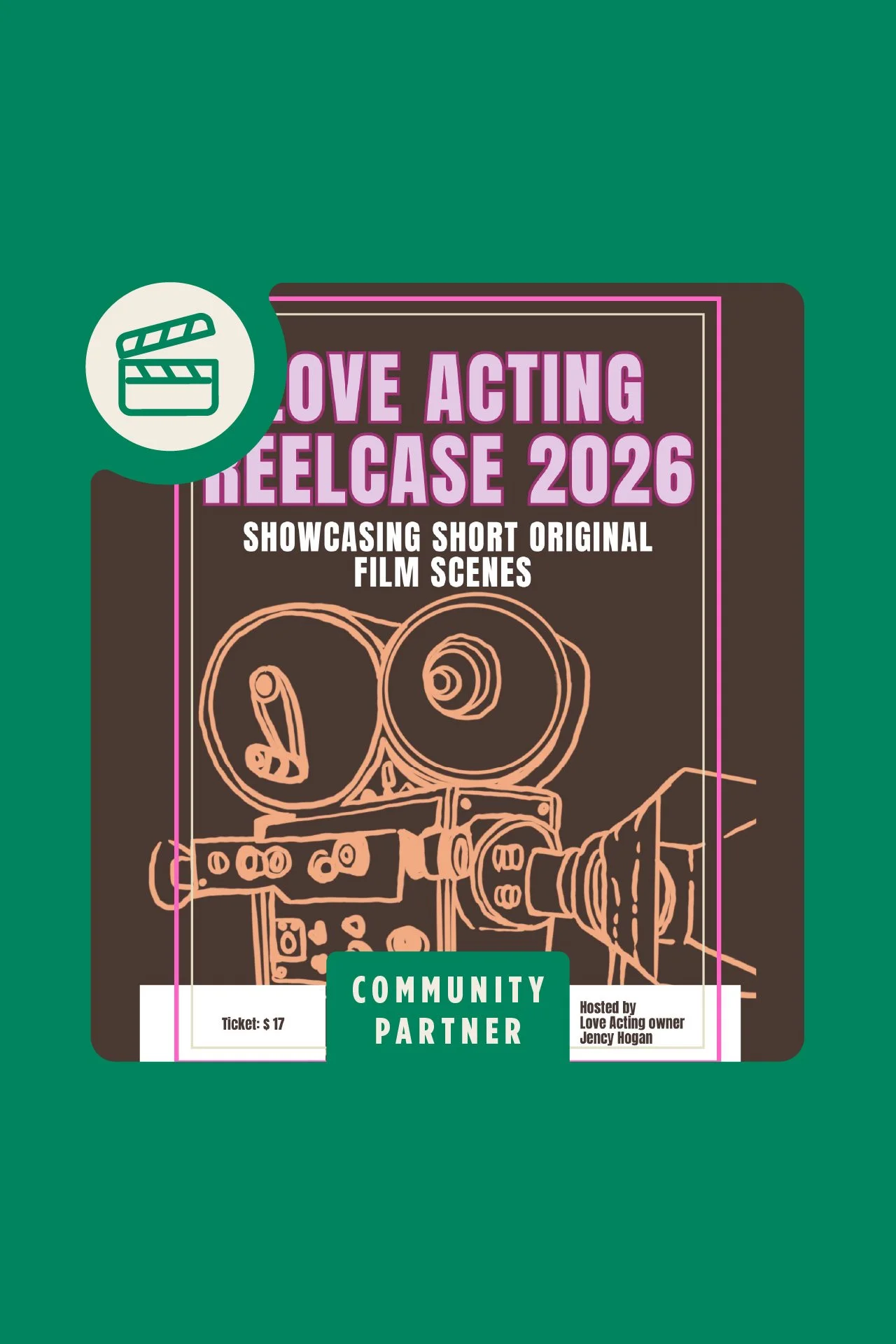 LOVE ACTING REELCASE 2026: Showcasing short original film scenes&nbsp;