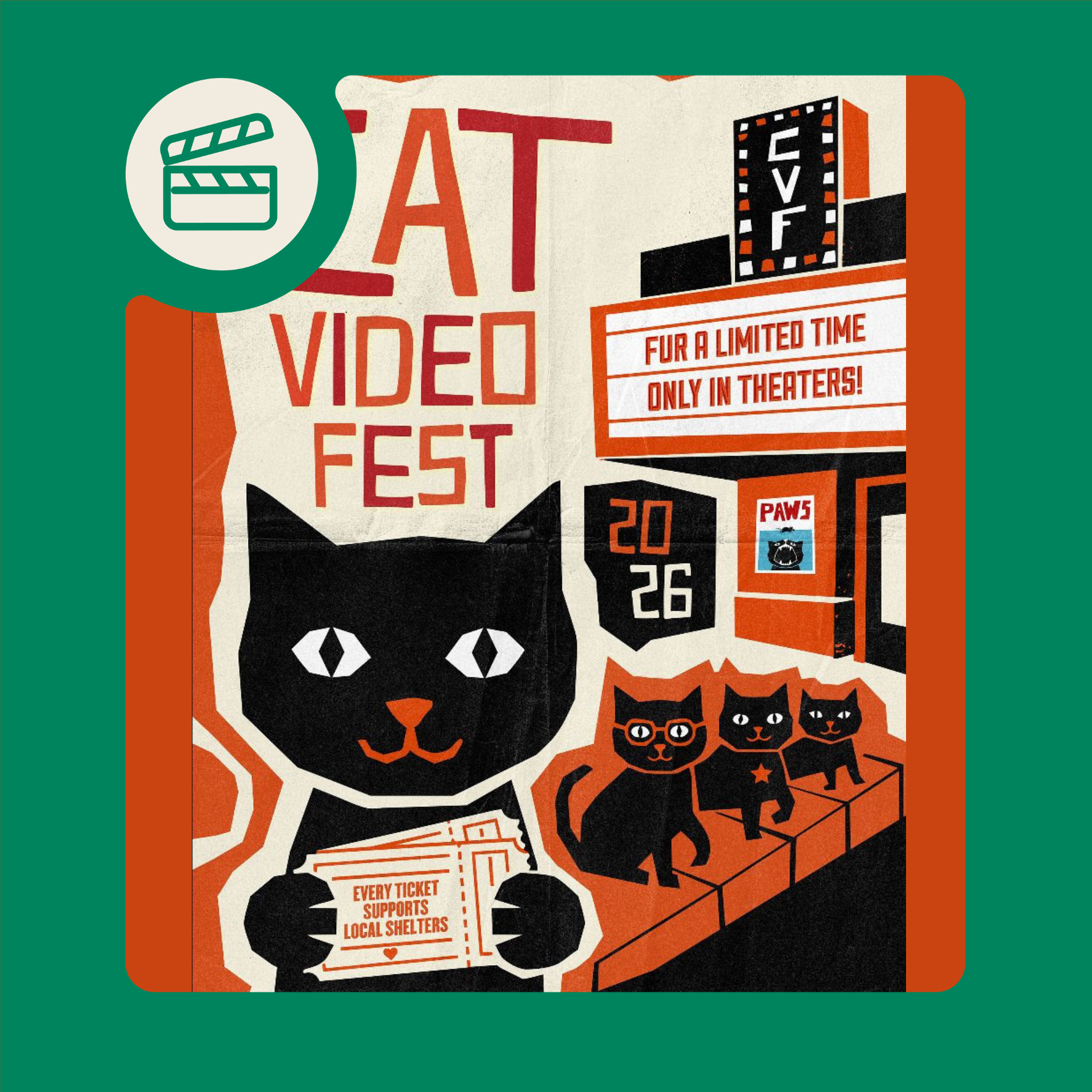Cat Video fest with Cat haven