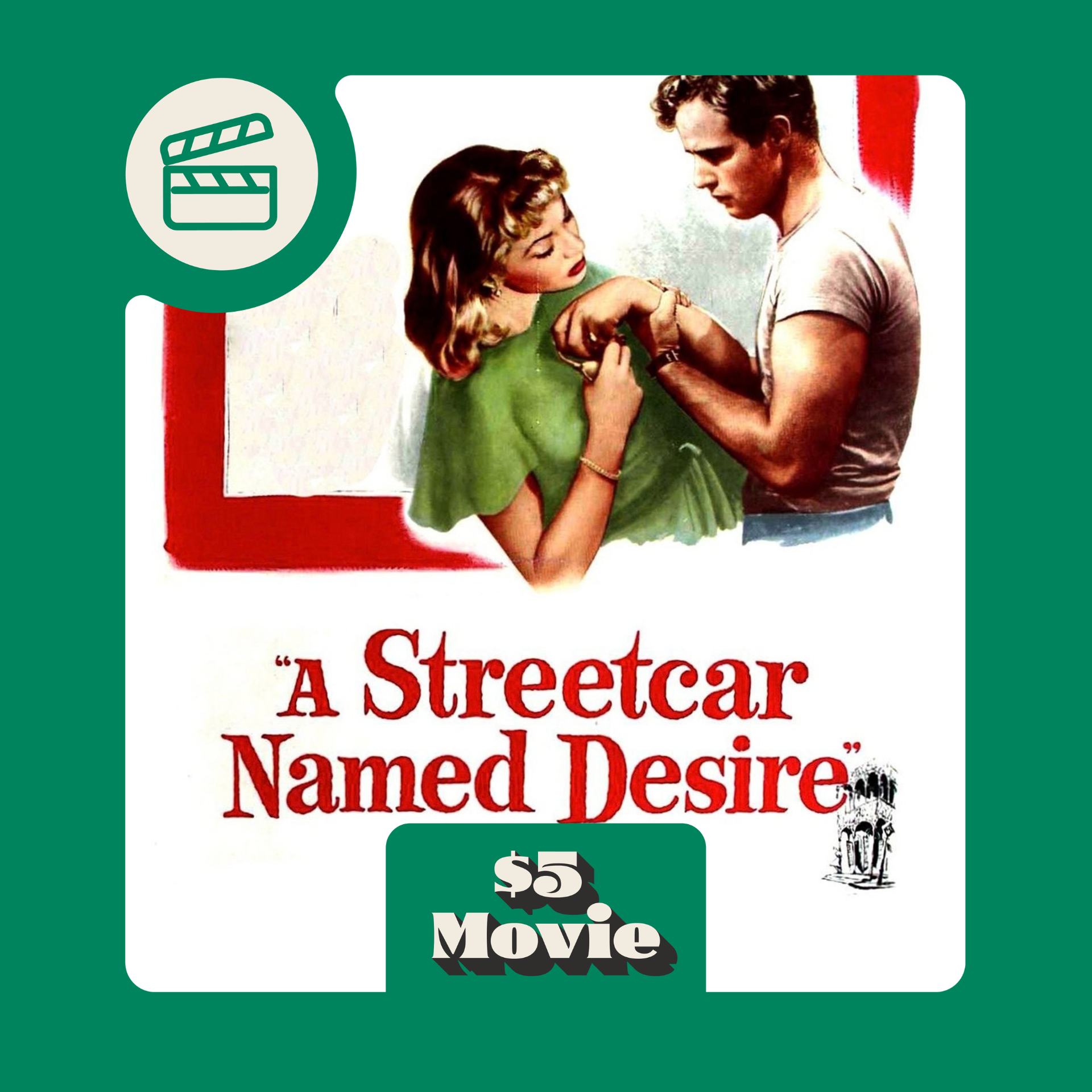 a streetcar named desire - $5 Movie 