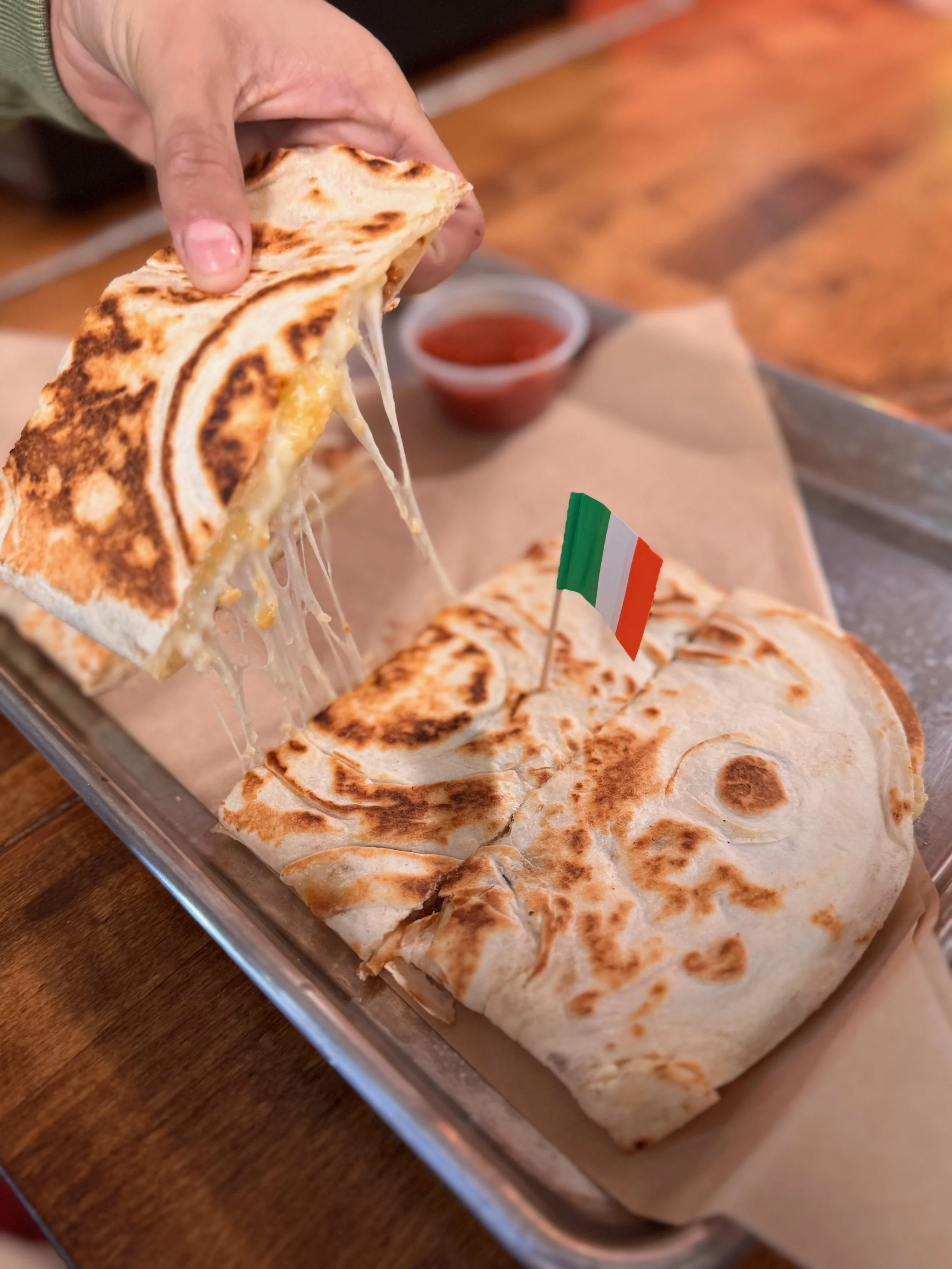 Garlic Cheese Piadina Bread