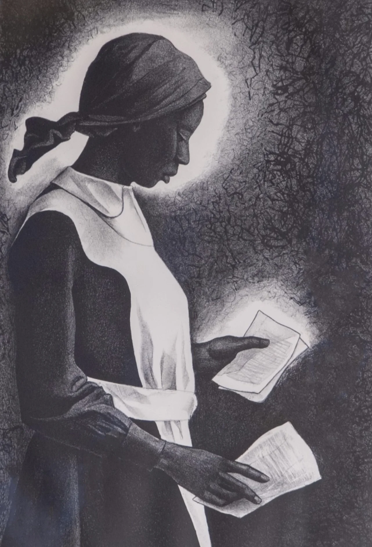 Catlett, Elizabeth.
American-Mexican, 1915-2012).
CELIE,
1986.
Lithograph (Edition 65/80).
30 x 22.38 in.