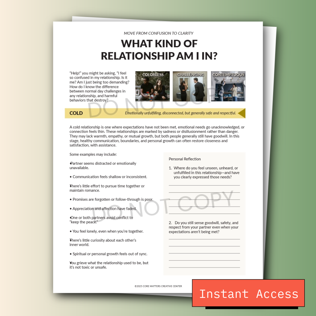 What Kind of Relationship Am I In? for Practitioners