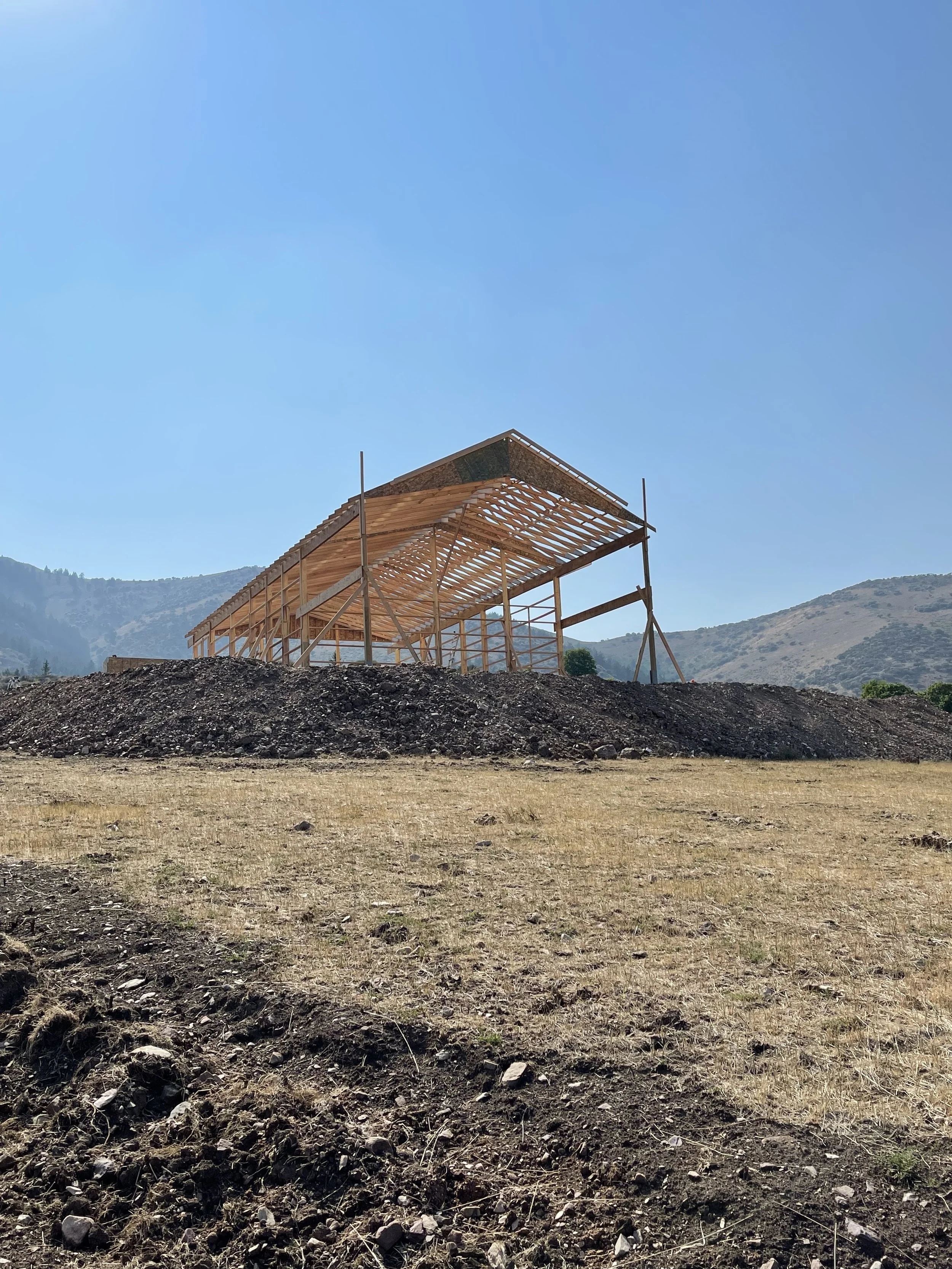 36’x72’ Shop (Under Construction) — Downey, ID