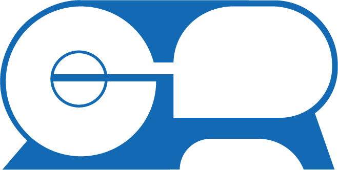 Vintage camera silhouette with a blue background.