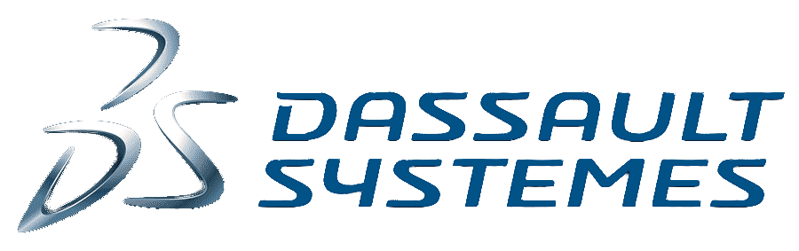 Logo of Dassault Systèmes featuring stylized '3DS' and company name.