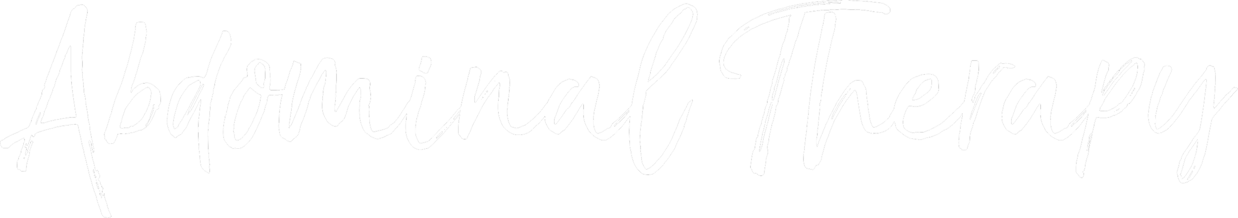 White handwritten-style text on a black background reads 'Aboriginal Therapy'.