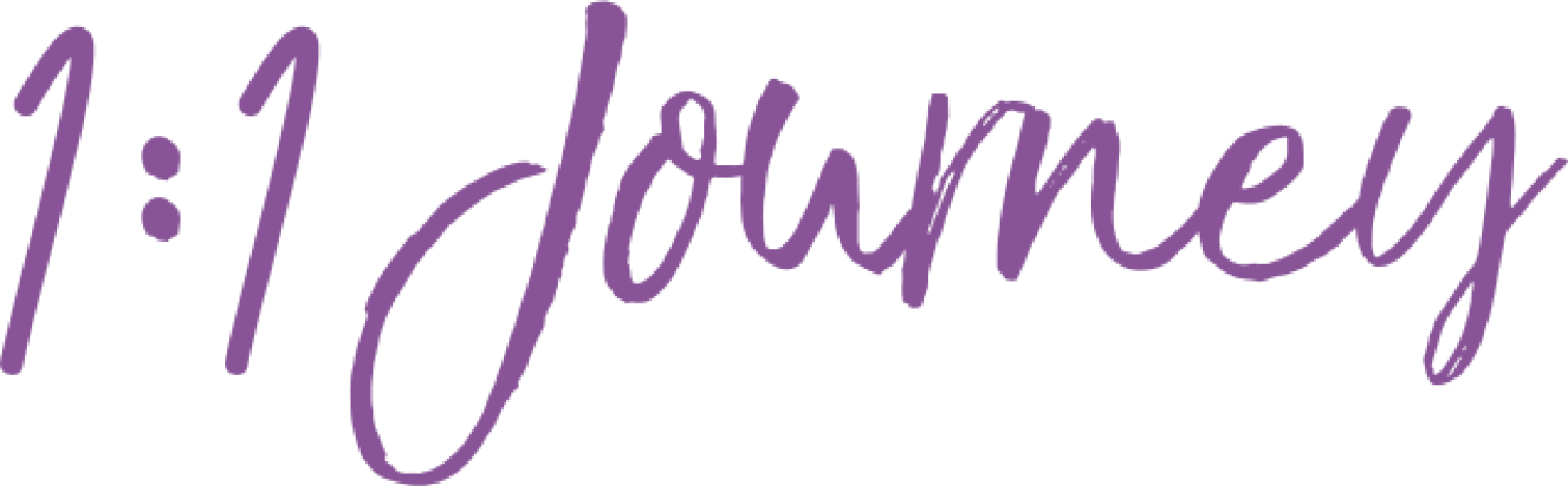 The image shows a handwritten-style text that reads 'I ♥ Journey' in purple.