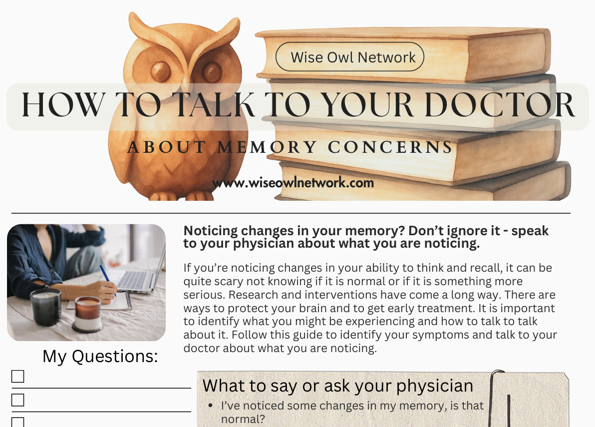 How to Talk to Your Doctor about Memory Concerns