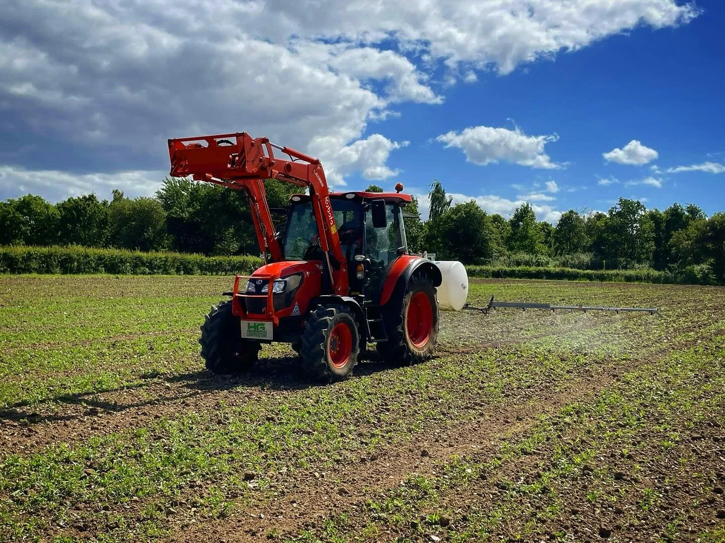 We are excited to announce a new service at HG Contracting: Paddock Spraying/Knapsack Spraying

We now offer spraying with our 8m 1000L boom sprayer, as well as knapsack spraying for more targeted applications.

Our team is PA1/2/6 qualified, ensurin