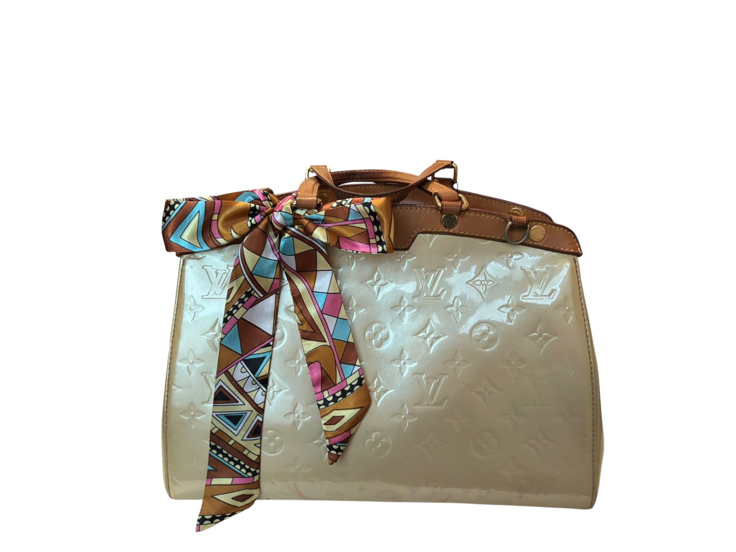 Louis Vuitton Brea Monogram Vernis Patent Leather Bag