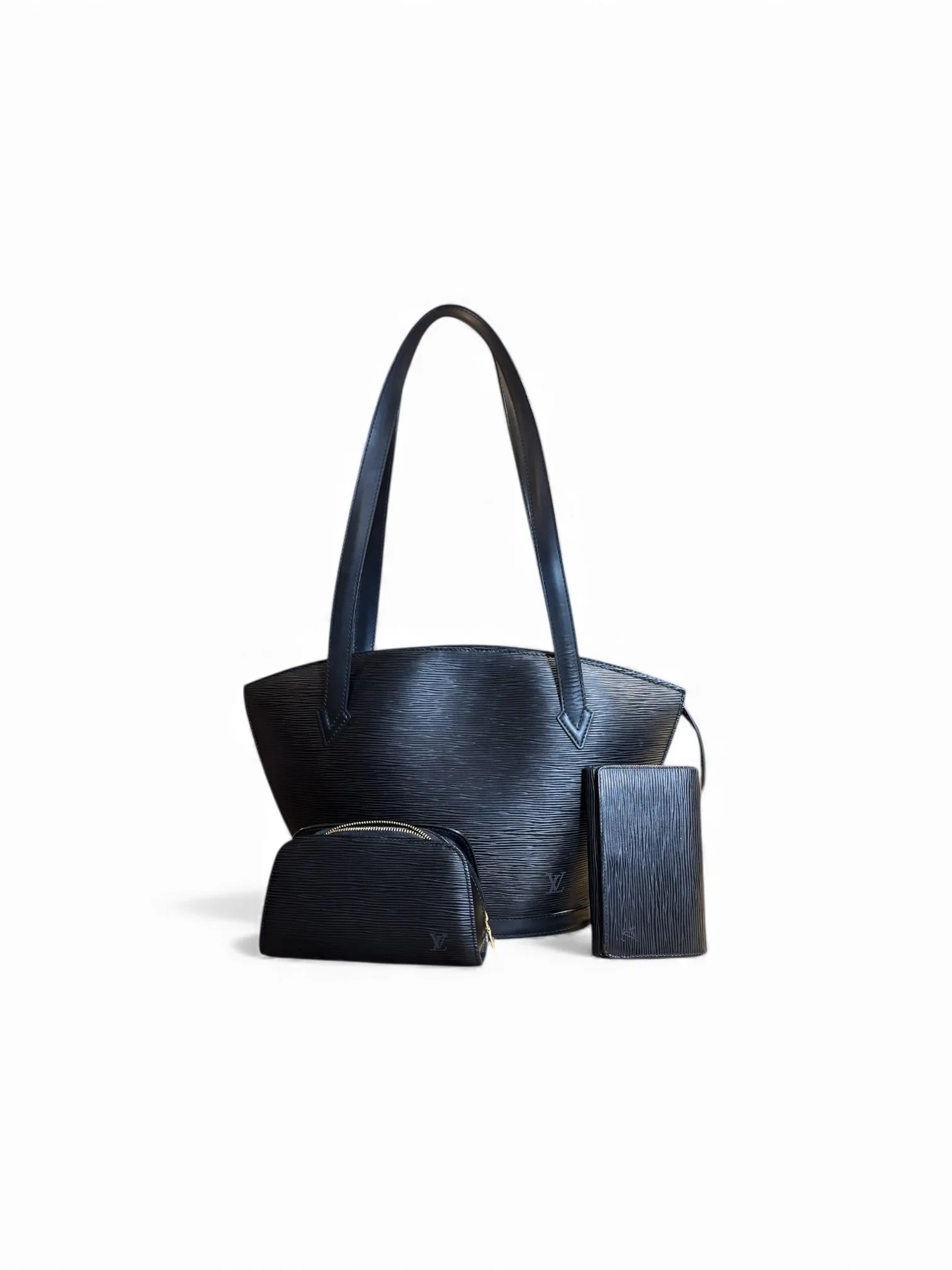 Louis Vuitton Epi Bundle-Bag, Wallet, Cosmetic Bag