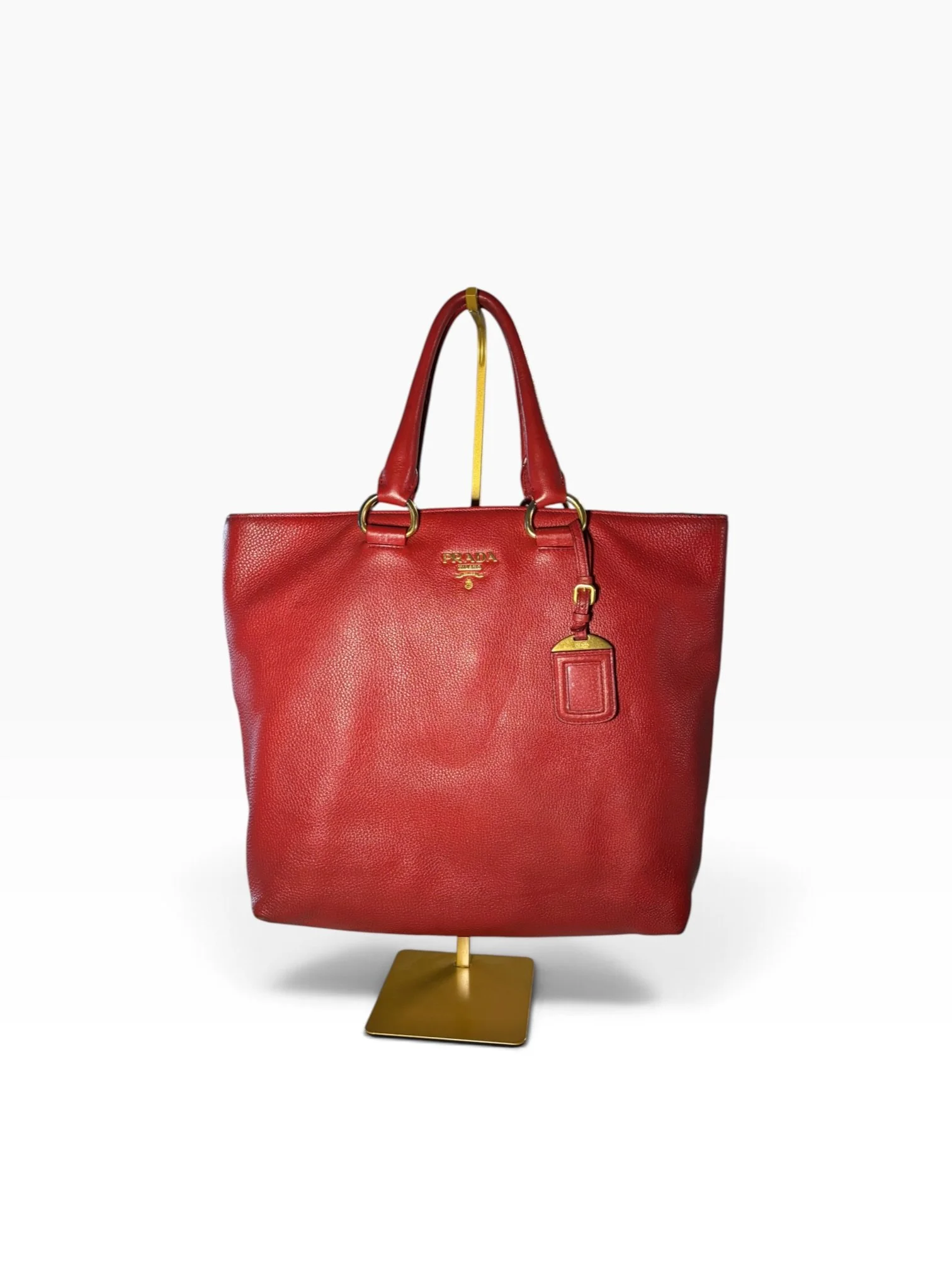 Prada Vitello Diano Leather Tote