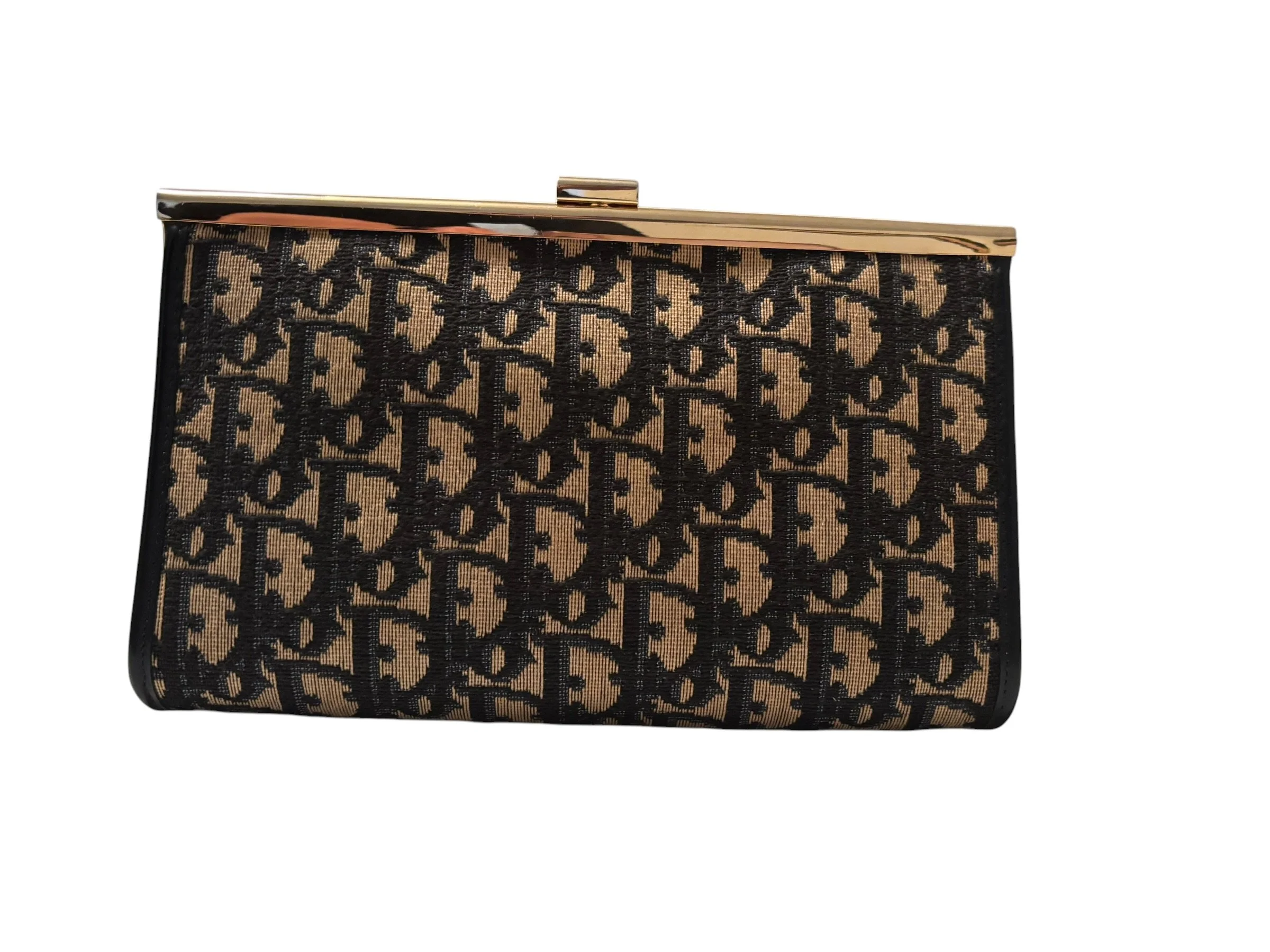 Christian Dior Kisslock Trotter Clutch
